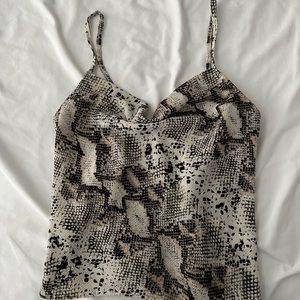 Snake Skin Tank Top